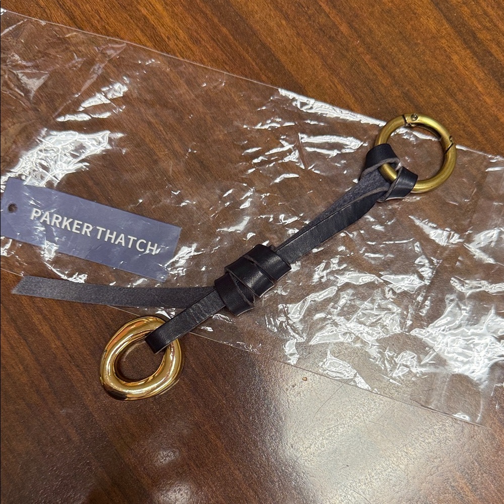 Parker Thatch Navy Pebble Bag Charm
